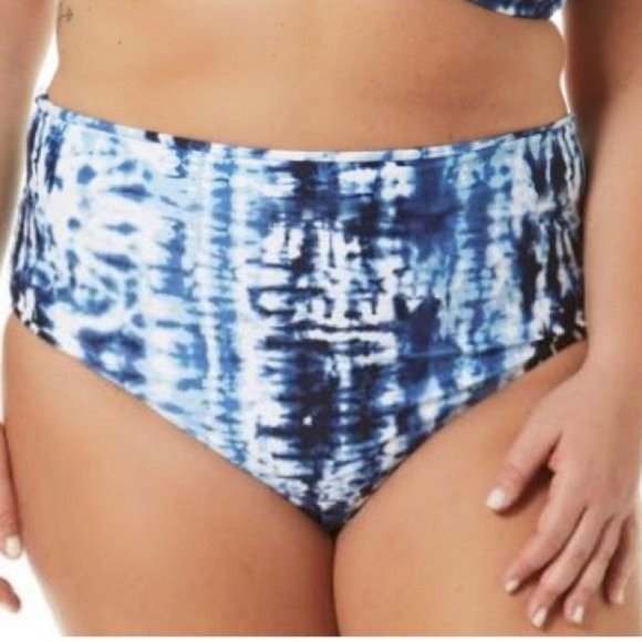 Time and Tru High Waist Bikini Bottom - Picture 1 of 9
